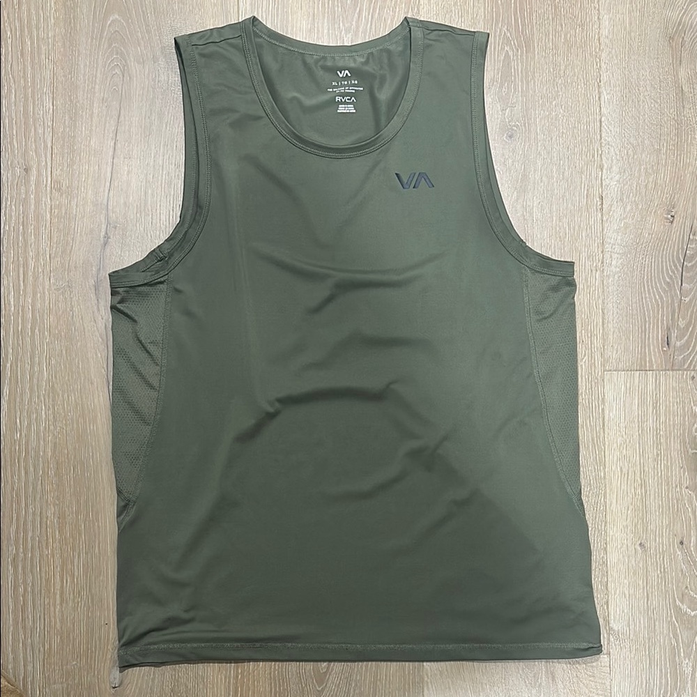 RVCA Men's Green Tank Top